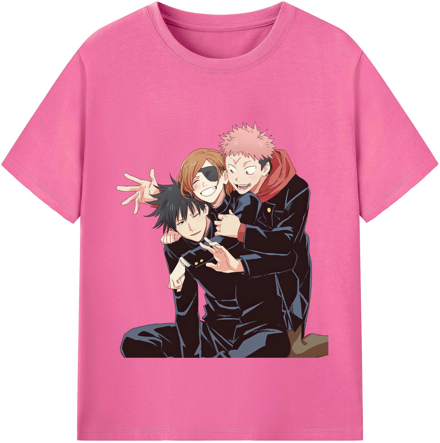 （画像用） 呪術廻戦 Jujutsu Kaisen レディースカジュアルプリントTシャツ（綿100％）